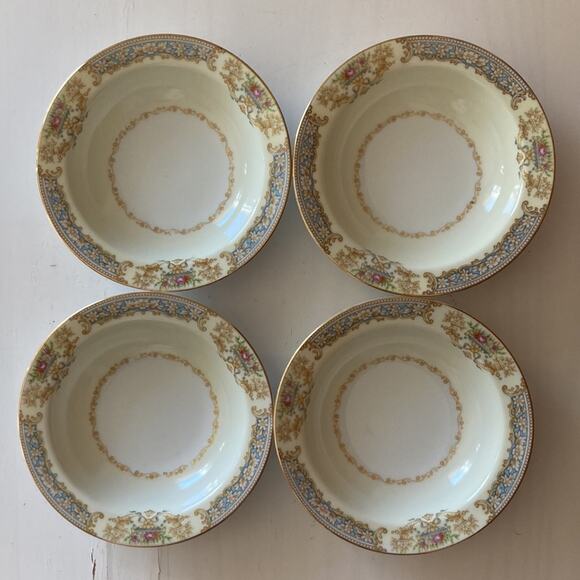 Vintage Noritake RO2 Pattern Dessert Bowls, Set of 4 - Picture 2 of 9